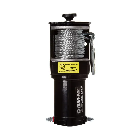 Akumulatora vinča, 12V, 970W, 1133 kg / 2500LBS ar tērauda trosi 15m, RQ2500 M80761