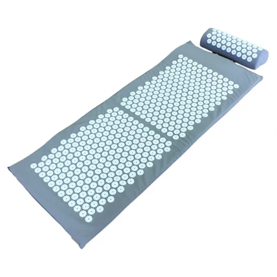 Коврик для акупрессурного массажа с подушкой, 130 см x 50 см x 2 см, AG438H