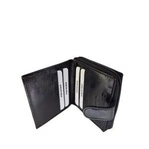 Vīriešu naudas maks, āda, Always Wild N014L-VTK-N Black