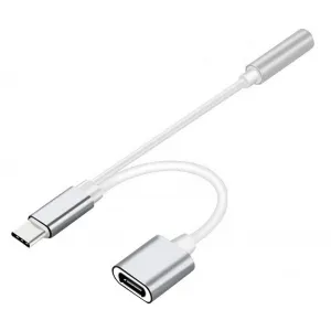 Переходник USB Type C на Type C и 3,5 мм