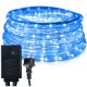 LED virtene 20m, IP44, 240 LED, zils, E12B3