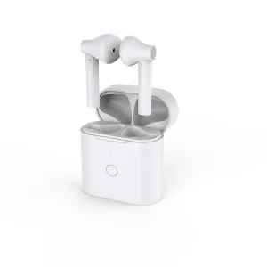 QCY bezvadu bluetooth austiņas, TWS, BT5.0, HFP, A2DP, HSP, AVRCP, IPX4, QCY T7, baltas