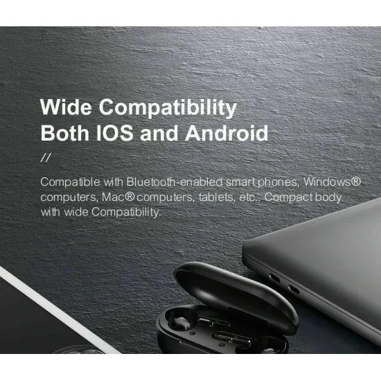 Haylou GT3 bezvadu bluetooth austiņas TWS, BT 5.0, Haylou GT3, melnas