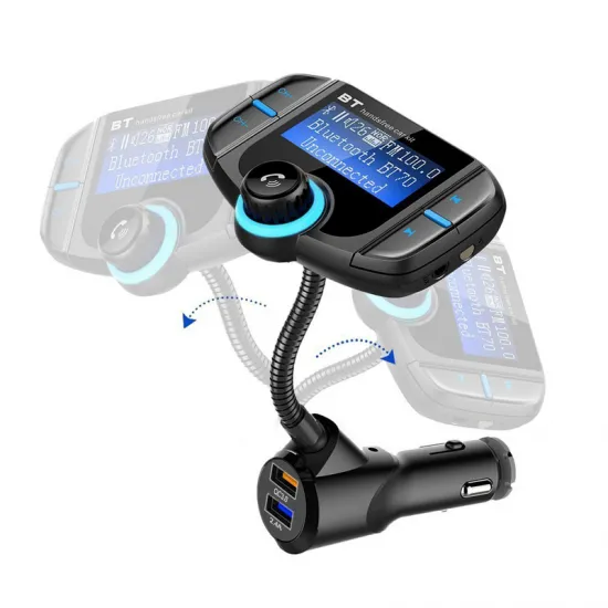 Automašīnas FM modulators, Bluetooth, AUX, USB, microSD, Quick Charge 3.0, K416G1