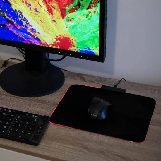 Коврик для клавиатуры и мыши, RGB LED, 30 x 25 x 0,4 см, KX6445