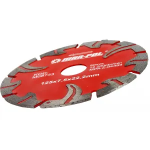 Алмазный отрезной диск 125 x 7,5 х 22,2 mm Mar-Pol Red M08733