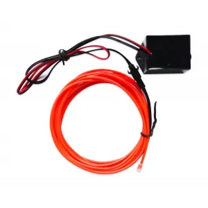 Лента Ambient LED для салона автомобиля, 12В, 2м, красная, AG679E