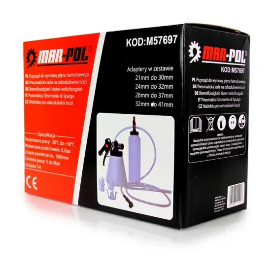 Bremžu šķidruma maiņas komplekts 0,75L, 5 - 8bar, M57697