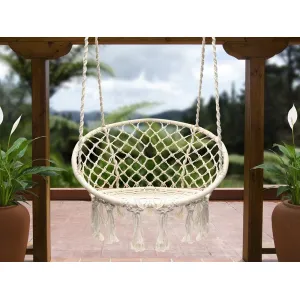 Гамак гнездо, 60см, 120кг, белый, 01430