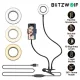 Riņķa lampa ar LED apgaismojumu, Blitzwolf BW-SL6 Selfie lamp