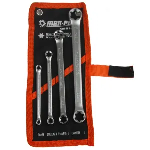 Atslēgu komplekts "TORX " 4 piederumi 6 - 24mm, M58164P