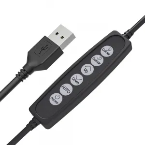 Blitzwolf gredzena riņķa lampa 26cm, RGB, pults, Blitzwolf BW-SL5