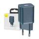 Адаптер быстрой зарядки Baseus 20 Вт, синий, Baseus Super Si Quick Charger 1C, CCSUP-B03, 6953156230019