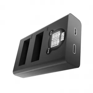 Lādētājs GoPro 9, LCD, USB-C, Newell DL-USB-C for AHDBT-901 dual channel charger Gopro 9, 5907489642088