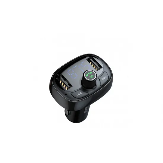 Автомобильный FM-модулятор 12-24 В, 3,4 А, Bluetooth, USB microSD, Baseus CCALL-TM0A