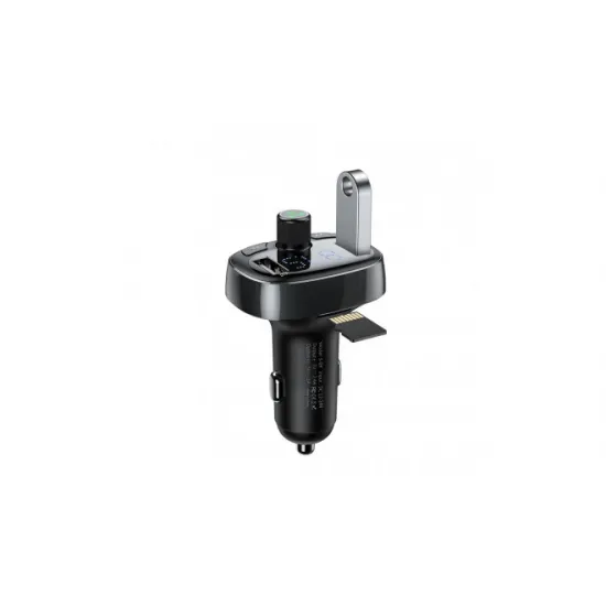 Автомобильный FM-модулятор 12-24 В, 3,4 А, Bluetooth, USB microSD, Baseus CCALL-TM0A