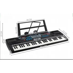 Детский синтезатор 54 клавиши + микрофон, USB, 328-02, 00008238