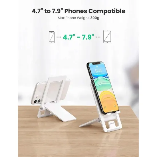 Держатель для телефона, подставка UGREEN LP310 Foldable Multi-Angle Phone Stand (White)