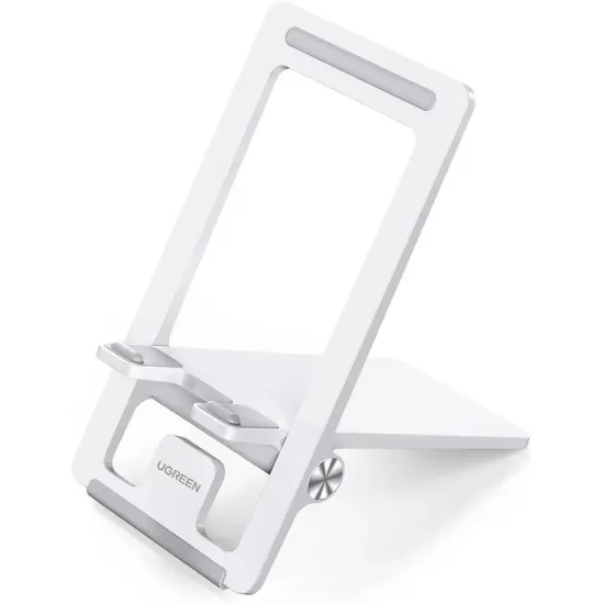 Держатель для телефона, подставка UGREEN LP310 Foldable Multi-Angle Phone Stand (White)