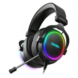 Dareu EH925 gaming spēļu austiņas, RGB, 7.1, melnas, 6950589905989