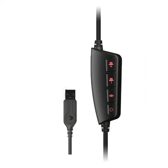 Игровая наушники Dareu EH925, RGB, 7.1, черная, 6950589905989