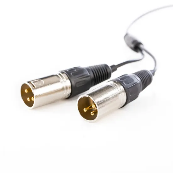 Saramonic Кабель XLR, аудиоразветвитель 3,5 мм на 2 разъема XLR «папа», Saramonic SR-UM10-CC1
