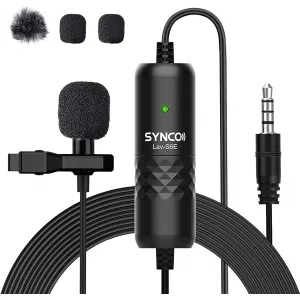 Mikrofons Lavalier microphone Synco LAV-S6E, 3.5 mm