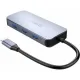 Адаптер ORICO USB-C 6 в 1 HDMI 4K, 3x USB 3.0, RJ45, USB-C PD 100 Вт ORICO USB-C 6 в 1 MC-U602P-GY-BP