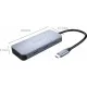 Адаптер ORICO USB-C 6 в 1 HDMI 4K, 3x USB 3.0, RJ45, USB-C PD 100 Вт ORICO USB-C 6 в 1 MC-U602P-GY-BP