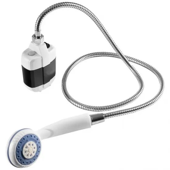Душ с аккумулятором для туризма, кемпинга, 2,5л/мин, 2200мАч, USB, 1,5м, Q16H