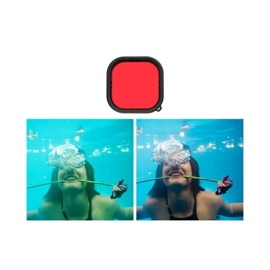 Objektīva ūdensizturīgs filtrs Telesin for GoPro Hero 9 (GP-FLT-905)