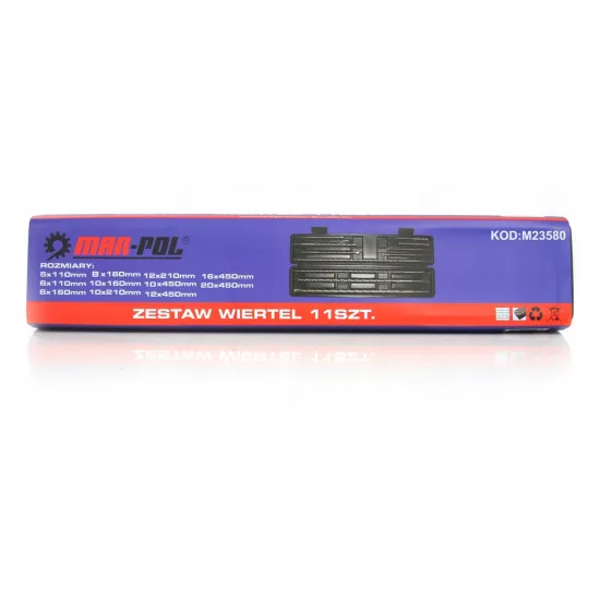 Сверло по бетону SDS +, 11шт. набор, M23580