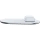 Baseus bezvadu lādētajs 15W 2in1, iPhone, AirPods, max 15W, balts, Baseus Simple 2in1 Wireless Qi Charger WXJK-02
