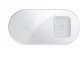 Baseus bezvadu lādētajs 15W 2in1, iPhone, AirPods, max 15W, balts, Baseus Simple 2in1 Wireless Qi Charger WXJK-02