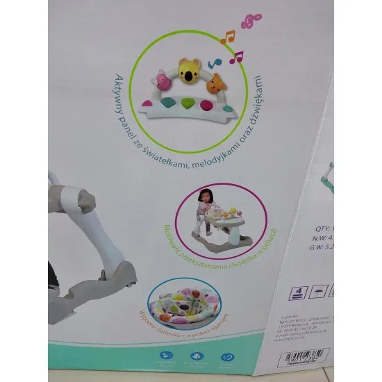 Mazuļu staigulis 2 in 1, Beticco Step By Step, zaļš
