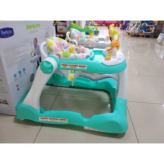 Mazuļu staigulis 2 in 1, Beticco Step By Step, zaļš