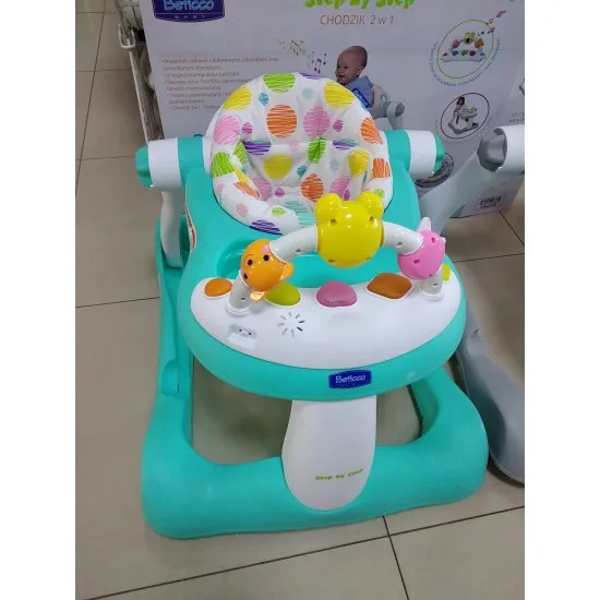 Mazuļu staigulis 2 in 1, Beticco Step By Step, zaļš