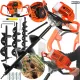 Zemes urbis ar benzīna motoru, 62cc, 2,3kW, 5,2ZS + urbji 100, 150, 200mm, M84000