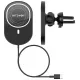 BlitzWolf automašīnas telefona turētājs ar bezvadu uzlādi Qi 15W, BlitzWolf BW-CW4, 5907489608251