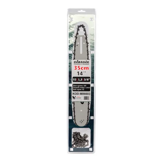 Sliede Zāģim 14 collas +2 ķēdes 3/8, 1,3 mm, 52, S12382