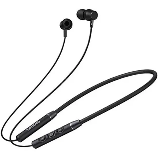 Lenovo sporta bluetooth austiņas, BT 5.0, IPX5, līdz 6h, Lenovo QE03 TWS, melnas