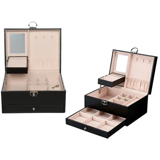 Шкатулка для хранения украшений, бижутерия, белый, 01784