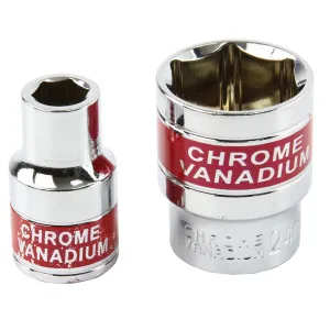 Atslēga ar muciņām, uzgaļiem, 1/2", 10 - 24mm, 10gab., M58200