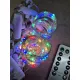 Светодиодная гирлянда, шторы с пультом, 3 х 3м, RGB, 300LED, разноцветные, KX5242_2