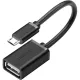 OTG adapteris USB A uz micro USB, UGREEN US133, melns, 10396