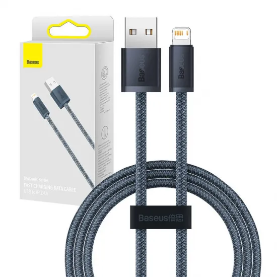 iPhone kabelis USB to Lightning, 2.4A, 2m, Baseus Dynamic Series CALD000516
