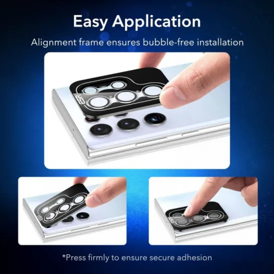 Aizsargstikls Samsung S22 Ultra kamerām, 5gab., Tempered glass ESR, 4894240159521