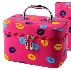 Чемодан для хранения бижутерии, 20 x 13 x 14см, розовый, CA12C