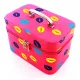 Чемодан для хранения бижутерии, 20 x 13 x 14см, розовый, CA12C