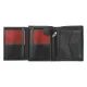 Vīriešu naudas maks, āda, RFID, Pierre Cardin 326 TILAK25, melns